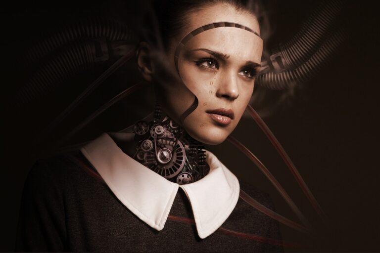 ai generated roboter woman
